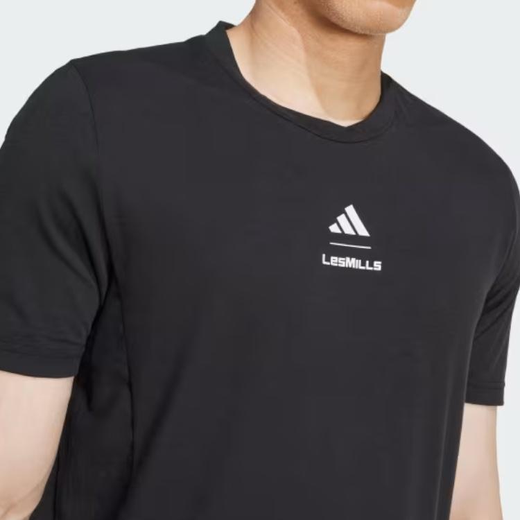 Adidas x LES MILLS T Shirt Men's Black JJ1438
