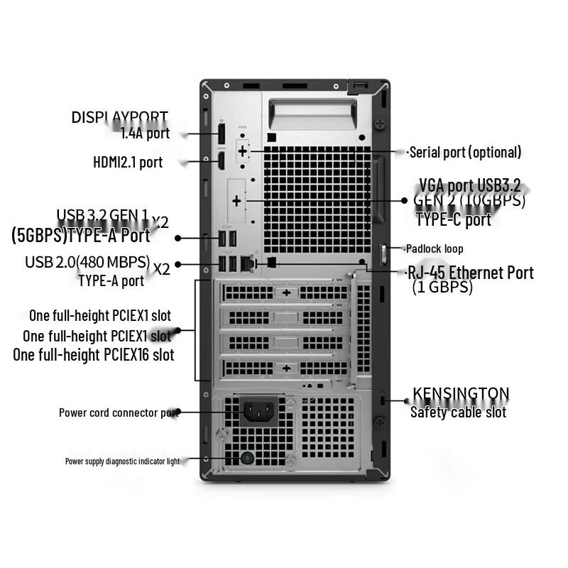 Dell Pro QCT1250 Desktop PC (CN version)