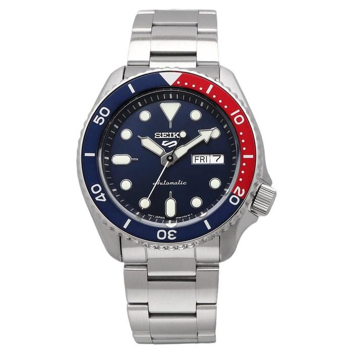 [Seiko] 5 Sports SKX Спортивный стиль Автоматические часы - SRPD53 - Синий/Красный