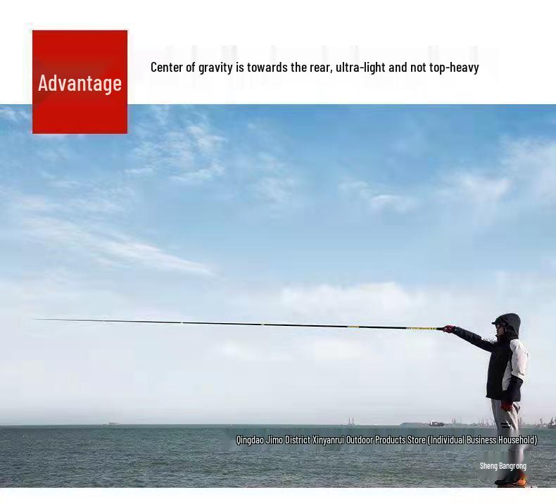 Супертонкая жесткая карбоновая удочка для ловли карася на удочку для тайваньской рыбалки