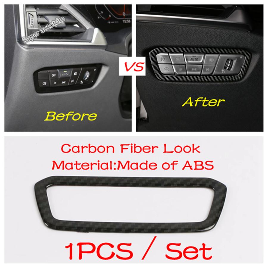 Carbon Fiber Look Interior For BMW 3 Series G20 - 2024 Dashboard / Cup Holde / Steering Wheel / Gear Shift Knob Cover Trim