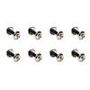 KATO N Gauge Hollow Axle Wheels for Snap-On Bogies, Silver, Short Axle, Pack of 8, 11-610, Model Railroad Supplies