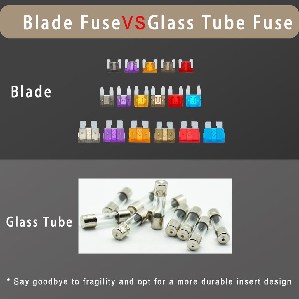 100Pcs Micro Blade Fuse 2A-35A AMP 32V Low Profile Mini Car Auto Fuses for Truck RV Campervan SUV Motorcycle Boat Assorted Amp Fuses4