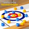 Cross-border Educational & Leisure Tabletop Ice Hockey and Curling Mini Game Set for Family Gatherings.
