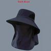 UV Protection Bucket Hat - Summer Fishing Cap With Neck Flap For Men Women Outdoor Hiking Camping Sun Shield