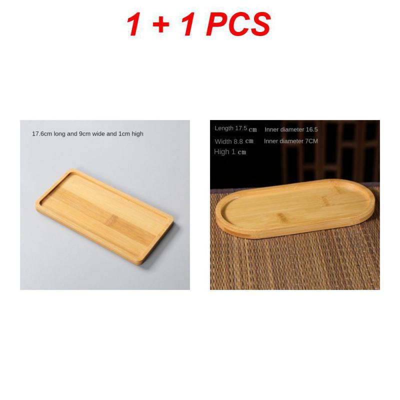 1~5 шт. Деревянный бамбуковый поднос для сервировки, чайная чашка, блюдце, поднос, фруктовая тарелка, поддон для хранения, украшение для тарелок, японская еда, прямоугольный