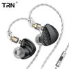 TRN MT3 Titanium -plated Film Headset HIFI Car Ring Unilateral Circle Headset Dual -magnetic Dual -gel Body In -ear Earphones