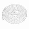 Flexible Spiral Tube Cable Organizer Wire Wrap Cord Protector Wire Storage White 3.0m * 16mm