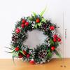 Mini Desktop Christmas Tree Decoration Ornament - Indoor Holiday Wreath Pendant