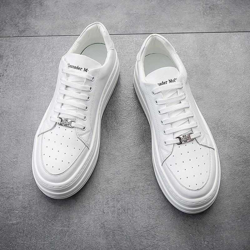 Мужская обувь для увеличения роста, кеды, обувь на платформе, модные маленькие белые туфли, дышащая и трендовая мужская обувь для сочетаний Wenzhou liv