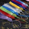 10Pcs Polyester Silk Tassel Fringe Trim 15cm Long Cotton Tassel For Wedding Home Decoration
