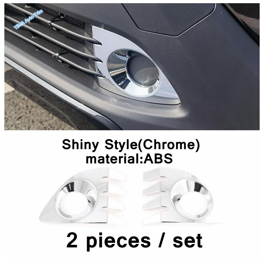 ABS Car Front Bumper Fog Lights Lamp Rear Foglight Molding Decor Cover Trim Kit For Toyota Corolla Cross - 2024 Accessories