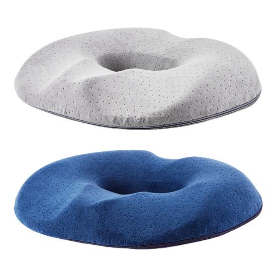 Подушка для сиденья от геморроя, нескользящая подушка для стульев для столовой, толстая пена с эффектом памяти, удобная поддержка