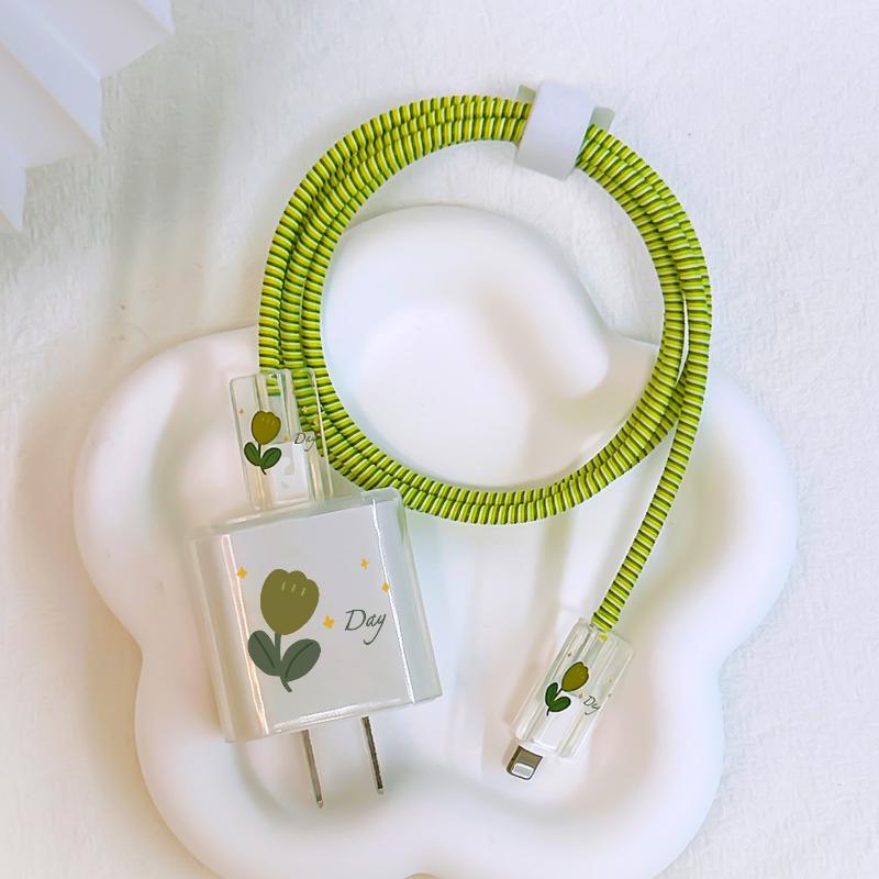 Защита кабеля для передачи данных, спиральная защитная намотка для Apple Iphone 18 Вт 20 Вт, защита для зарядного устройства, силиконовый чехол, предотвращающий поломку