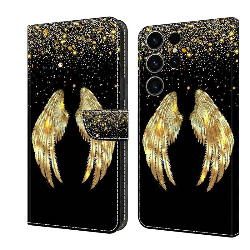 Чехол для телефона S23FE для Samsung Galaxy S23 FE S 23 Ultra Plus 5G SM-S711B S918B Кожаные чехлы Магнитная подставка-книжка Милый кошелек