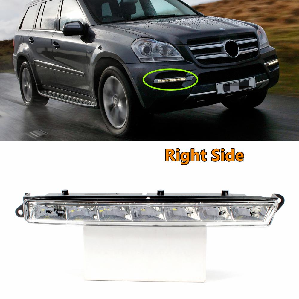 LED DRL Daytime Running Light Fog Lamp For Benz X164/X166 GL320/350/450/550 2007 2008 2009 2010 2011 2012 2013 Car Accessories