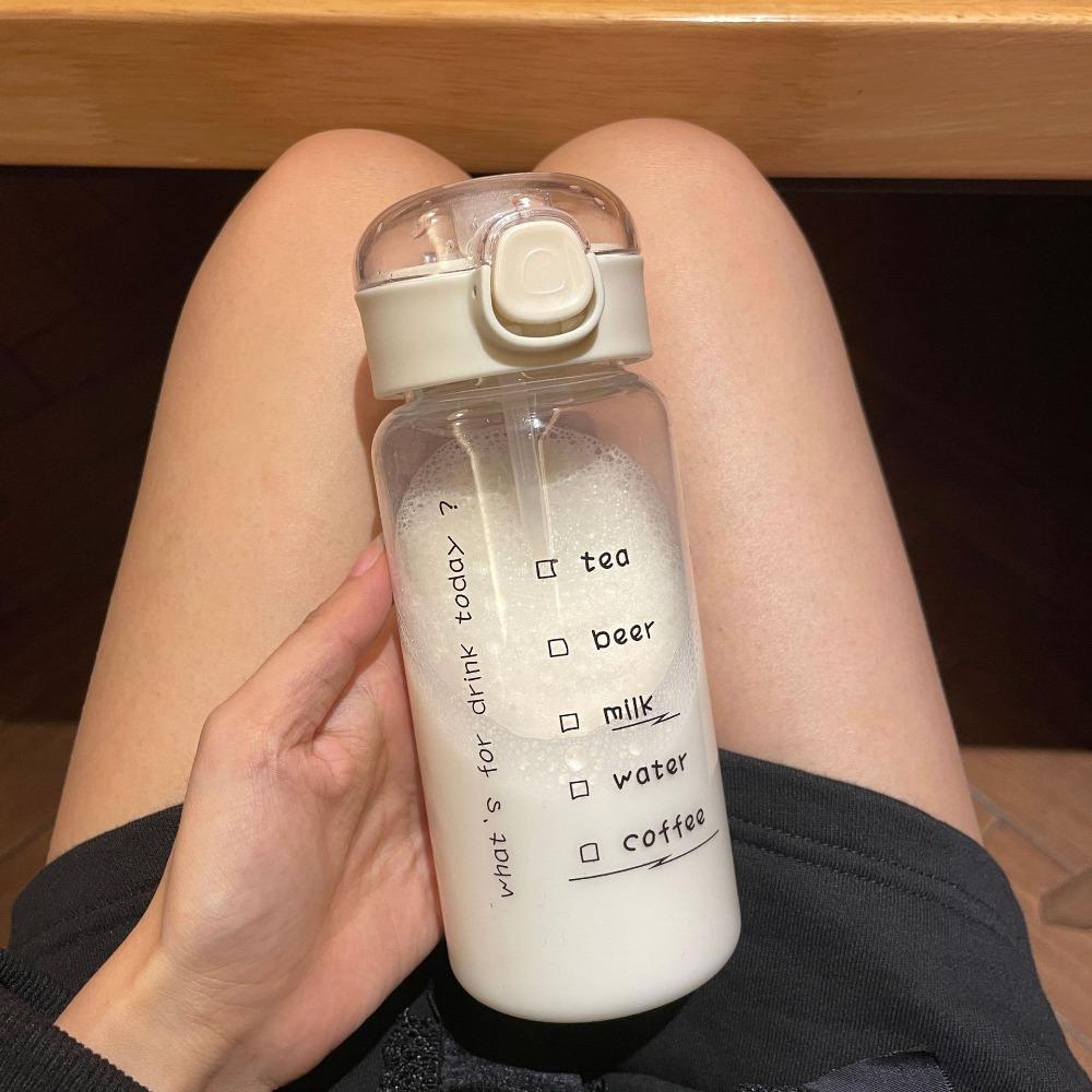 520ml with Straws Water Bottles Spill Proof Sport Tea Cup Creative Sippy Cup  Toddlers