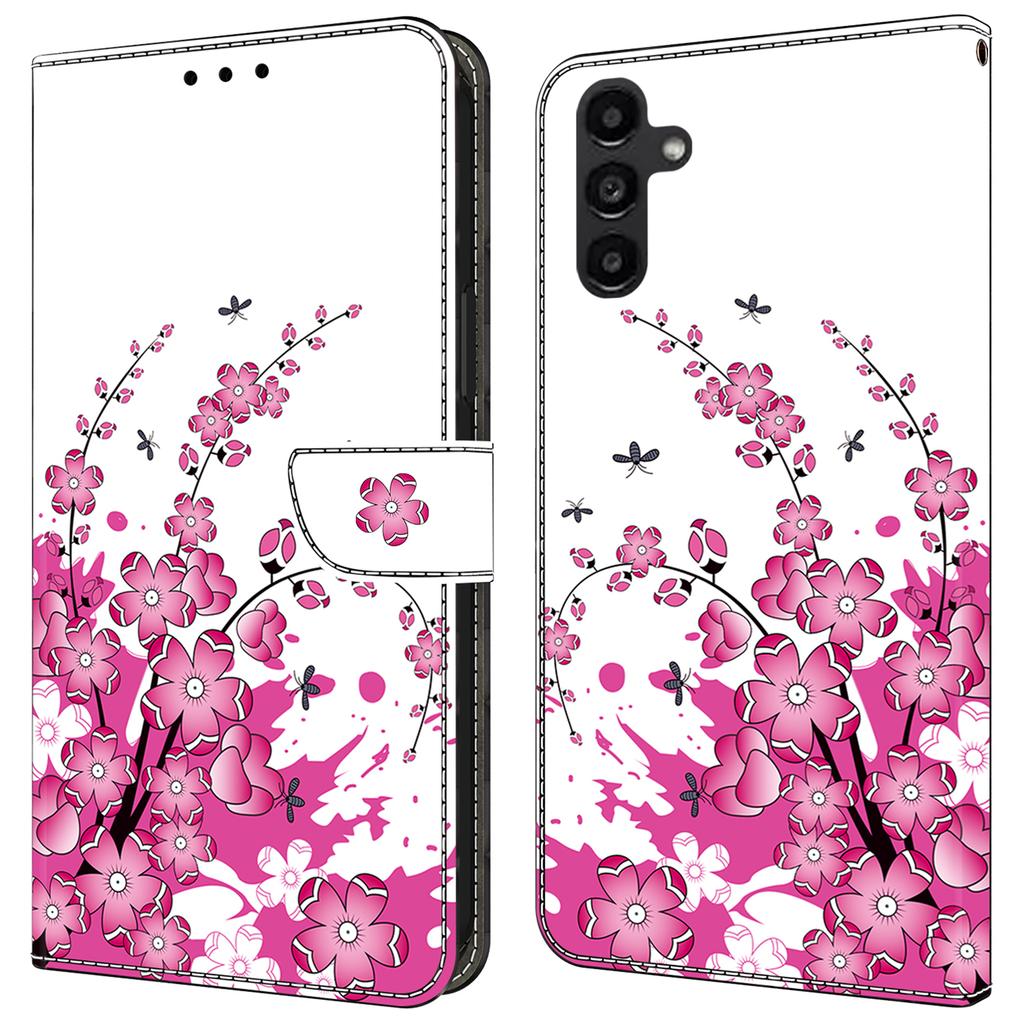 For Samsung Galaxy A14 5G/A14 4G Phone Case Pattern Print Leather Wallet Cover