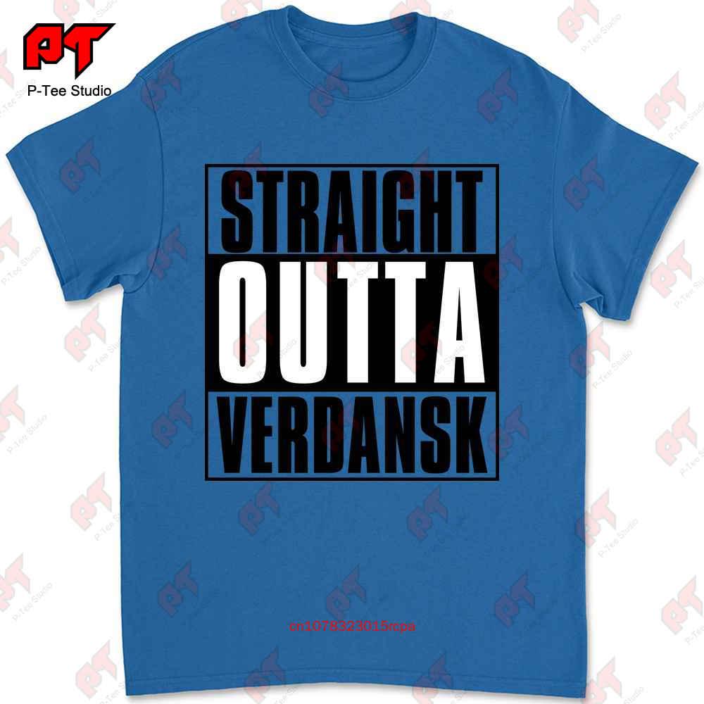 Gaming Duty Call Zone Of War Straight Outta Verdansk Tshirt S457