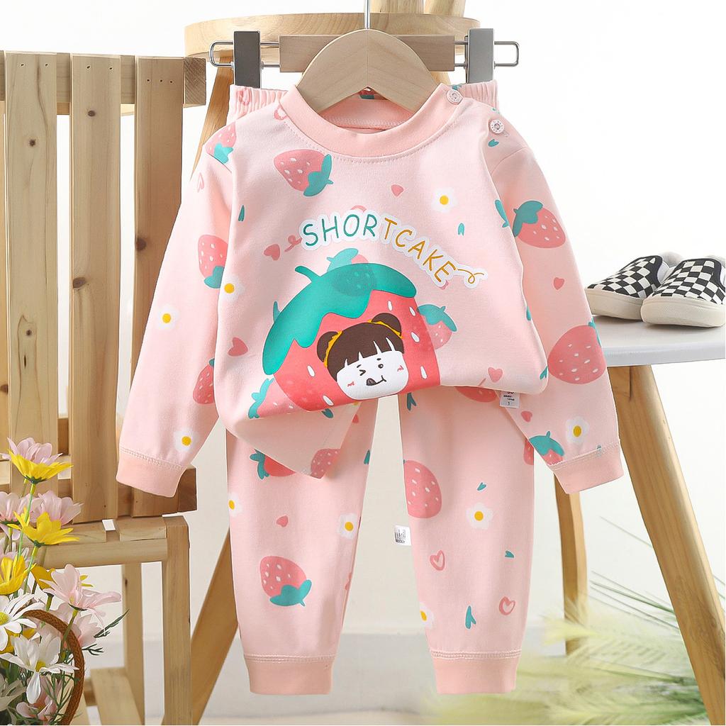 Cotton Underwear Set for Children Boys Warm Autumn Clothes for Girls Home Clothes Set