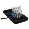 17-Key Kalimba, Clear Crystal, Colorful Thumb Piano, Acrylic Material, Rainbow Transparent (Bear Shape)