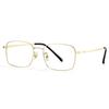 Hong Kong Style Anti-Blue Light Metal Glasses for Small Faces – Unisex Myopia Frames