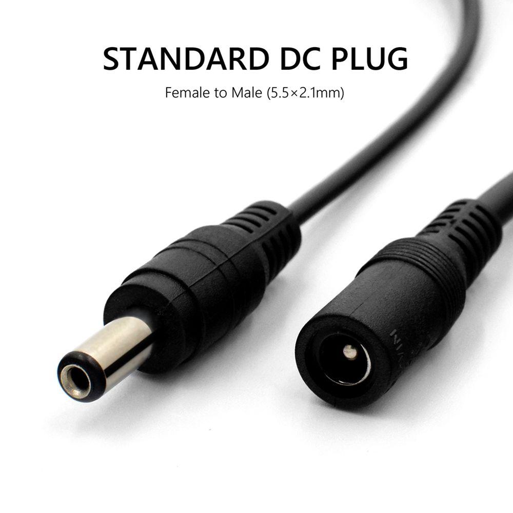 12V 5.5mm*2.1mm Connector Female to Male 1 to 2/3/4/6/8 Way DC Power Cord Splitter Cable