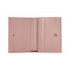 Gucci Horsebit 1955 Horsebit snap closure crystal gold tone accessories leather card holder wallet women's light pink