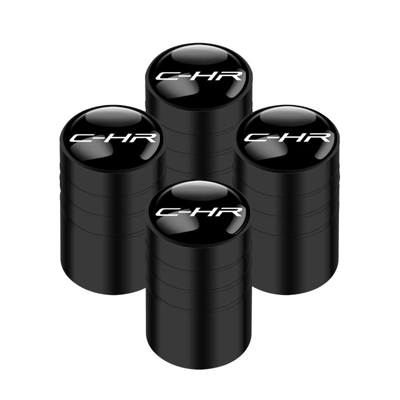 ADF3 4pcs Car Wheel Tire Valve Stem Caps Airtight Cover For Toyota C-HR CHR Accessories