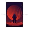 Facing Mars Metal Sign Retro Painting Bar Custom Wall Pub Tin Sign Poster