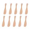10pcs Wooden Dinner Knife Cheese Spreader Cake Knife Reusable Dinnerware Kitchen Gadgets for Home
