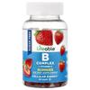 IHerb Комплекс витаминов группы B + Витамин C, без сахара, клубничный вкус, жевательные таблетки, 60 шт.