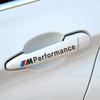 BZK1 For BMW 4pcs M performance sticker car door handle sticker For bmw M Sticker X1 X3 X4 X5 X6 X7 e46 e90 f20 e60 e39 f10 Car acces