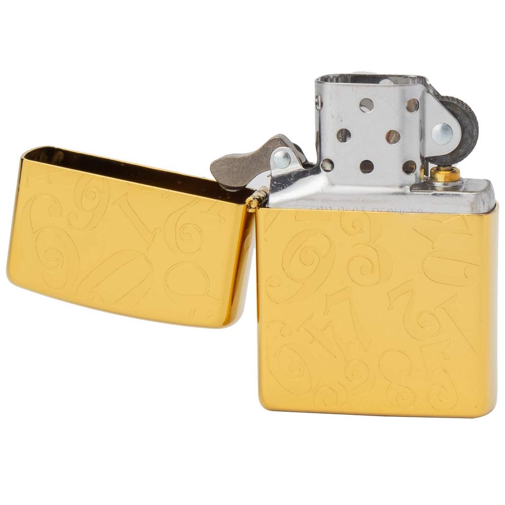 Зажигалка ZIPPO Золотой Номер Титановое Покрытие Ti-G-N