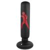 Inflatable Boxing Column Adults Fitness Decompression Sandbag Punching Bag ThickenBlack
