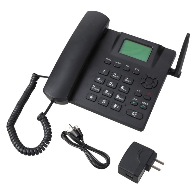 DDK995 Настольный телефон с функциональностью 2 карт памяти, чистый звук и простое управление для офисов, домов и отелей