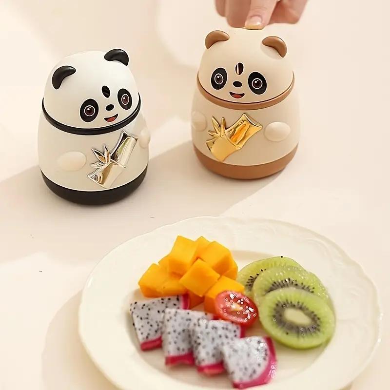 Restaurant Decorative PP Panda Cat Unique Cute Toothpick Holder Storage Box Container Jar Toothpick Dispenser