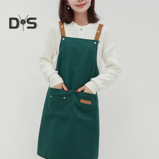 Kitchen Apron with Pocket Adjustable Strap Design Waterproof Anti-fouling Cleaning Apron Cooking Pinafore Kitchen Supplies