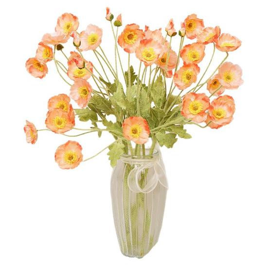 Искусственные цветы Весенние украшения Реалистичные цветы ручной работы с гибким стеблем для домашней цветочной композиции Весенний свадебный праздничный декор