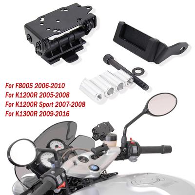 Новый мотоцикл для BMW F800S K1200R Sport K1300R K 1300 R Кронштейн для навигатора GPS Держатель для телефона с USB-зарядкой 2005-2016