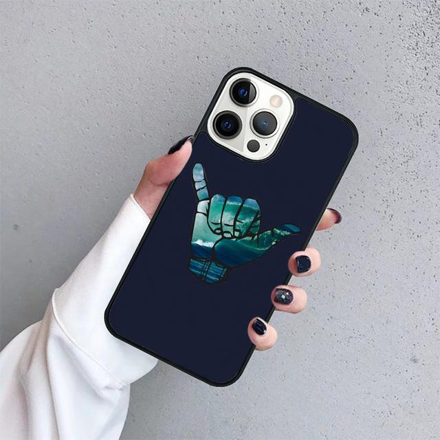 Чехол для телефона Surfer Surf Hang Loose Shaka для iPhone 17 Air 15 16 14 13 12 Pro Max 11 Pro Max Plus Coque Shell