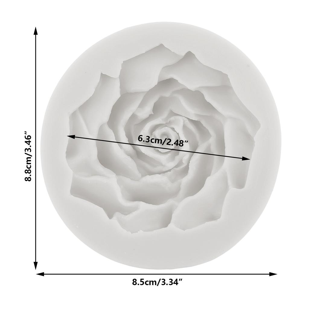 Пион, цветок розы, силиконовая форма, сделай сам, ремесло, формы для мыла, свечей, инструменты для украшения торта из помадки, желе, конфеты, смола, глина, формы для шоколадной мастики