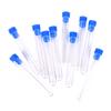 10Pcs 15X100Mm Clear Plastic Test Tubes Hard Plastic Test Tube With Wing Plug