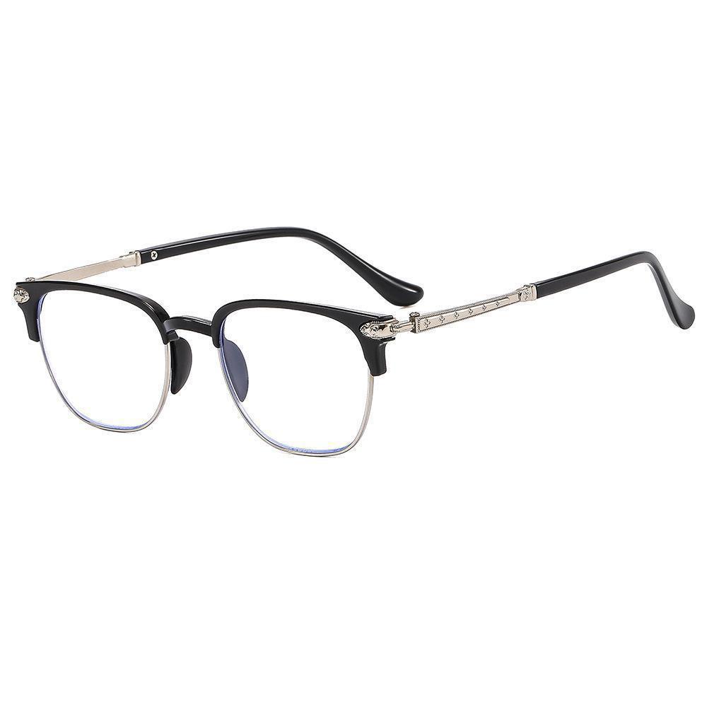 New Fashionable Personalized Hd Presbyopia Glasses Neutral Handsome Business Eye Protection Anti Blue Light Glasses