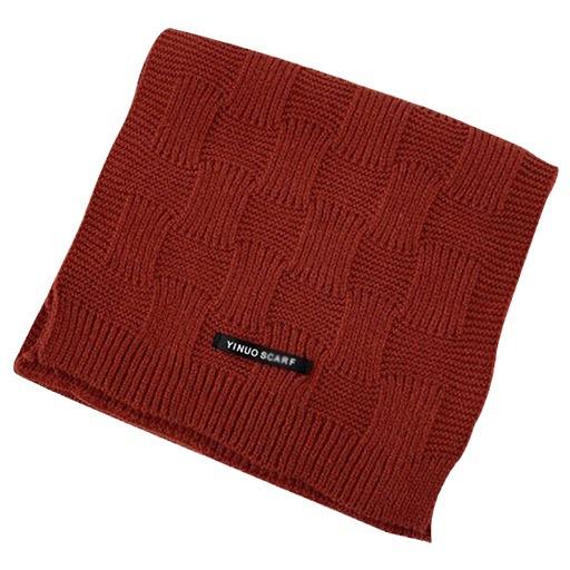 Scarf women's winter versatile warm couple student neck protection imitation cashmere knitted wool girls scarf senior sense men