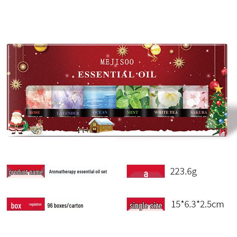 Набор эфирных масел Aroma Bliss из 5 штук, водорастворимый, для диффузоров и увлажнителей (по 10 мл каждый)