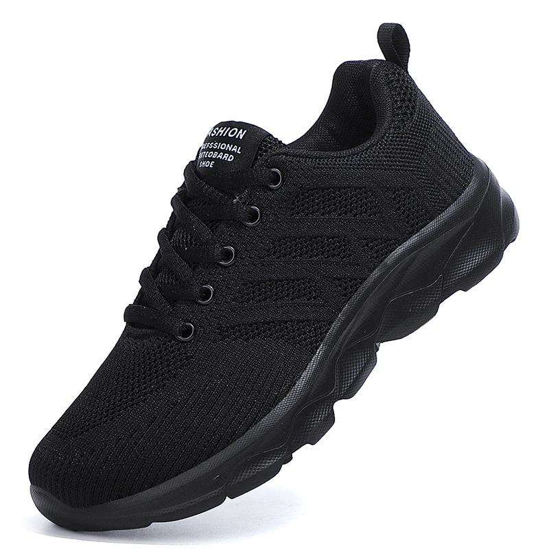 Woman Sneakers Casual Shoes 2025 New Breathable Walking Mesh Lace Up Flat Vulcanized Shoes Women Tenis Running Shoes for Women