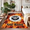 Crystal Velvet Rug Custom Name Text, Soft Non Slip Floor Mat Home DecorBrentford Football
