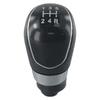 Gear Knob Shift Shift Manual PU Leather Parts Replacement Shifter 5 Speed Easy To Use Plastic Accessories Black