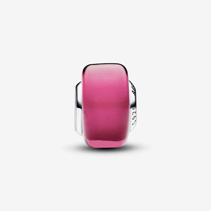 Pandora Розовый Миниатюрный Шарм из Муранского Стекла